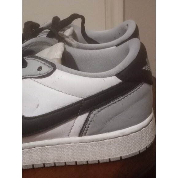 Nike Air Jordan 1 Retro Low OG GS Wolf Grey Barons CZ0858-110 Kids Size 7Y - Picture 11 of 16